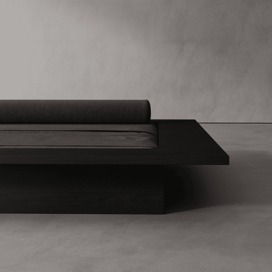 NOC BED 01 - EBONIZED OAK