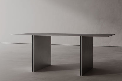 Antic Studio Office Table | Collection One | Stainless Steel